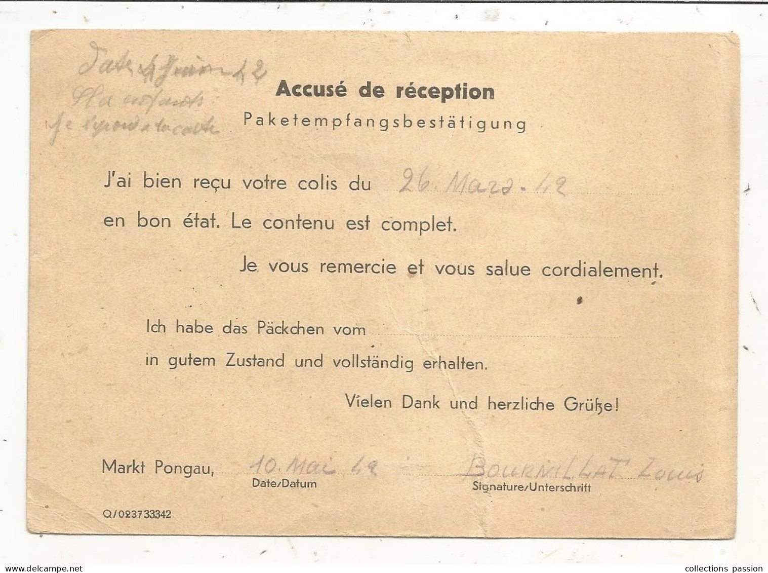 CORRESPONDANCE DES PRISONNIERS DE GUERRE, Kriegsgefangenenpost, Stalag XVIII C Markt Pongau, 1942 - Courriers De Prisonniers