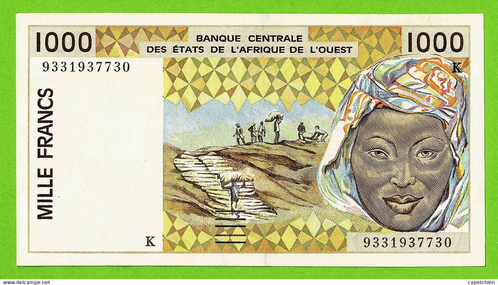 SENEGAL / 1000 FRANCS / B.C.E.A.O. / NEUF - Sénégal