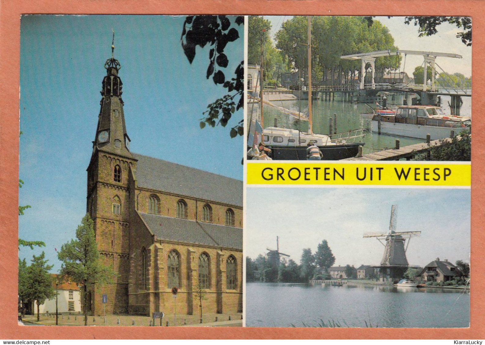 WEESP - GROETEN UIT - MOULIN A VENT WINDMILL WINDMÜHLE WINDMOLEN MOLINO DE VIENTO - ECRITE - Weesp