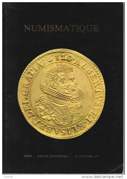 Catalogue De La Vente Numismatique De Monnaies Et Médailles De Paris  En Novembre 1991 - Livres & Logiciels