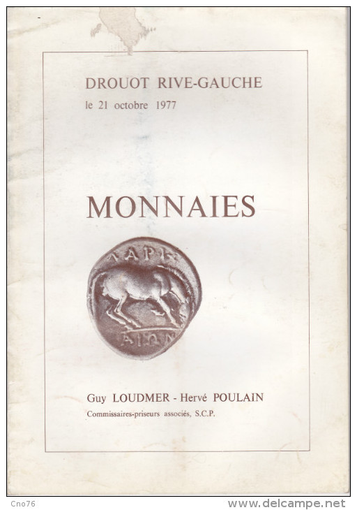 4 Catalogues Divers De Ventes Numismatique De 1977/1983/2003/2005 - Livres & Logiciels