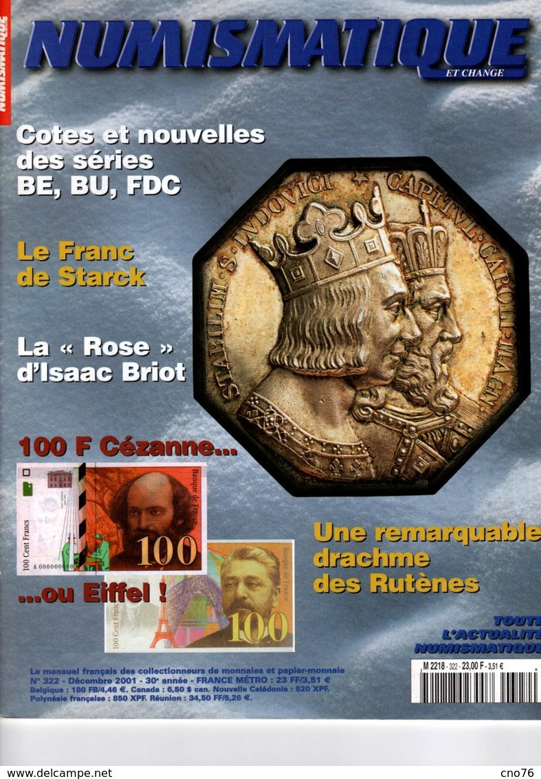 Numismatique Et Change Revue Mensuelle Année 2001 Ensemble De 11 Numéros  En Excellent état - Frans