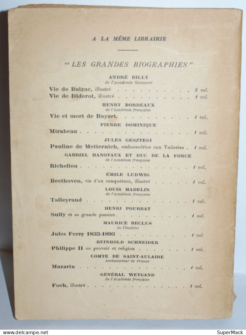 François Porché - Baudelaire Histoire D'une âme - Éditions Flammarion - 452p - EO 1944 - French Authors