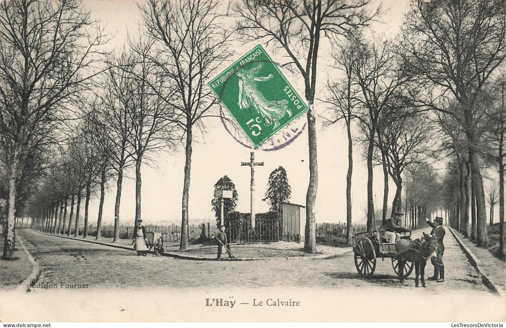 FRANCE - L'Hay - Vue Sur Le Calvaire - Carte Postale Ancienne - L'Hay Les Roses