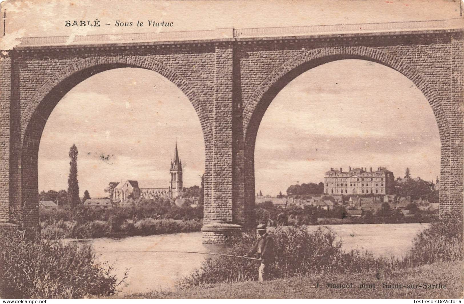 FRANCE - Sablé - Sous Le Viaduc - Carte Postale Ancienne - Sable Sur Sarthe