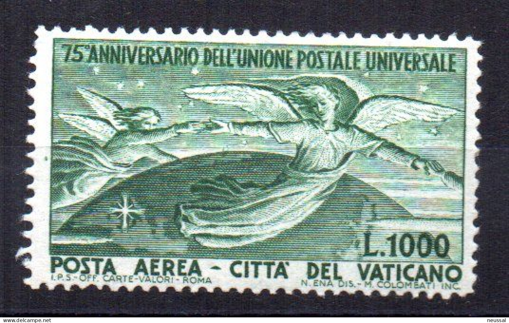 Sello Nº A-19 Vaticano - Airmail