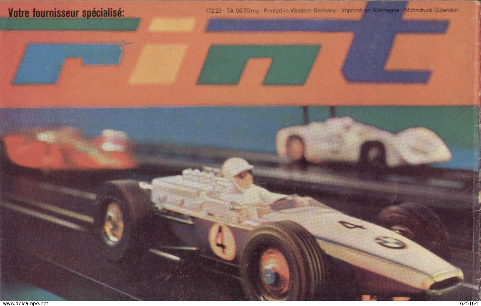 Catalogue Märklin Sprint 1970  Le Circuit De Course Passionnant Chez Soi 1/32 - Francés