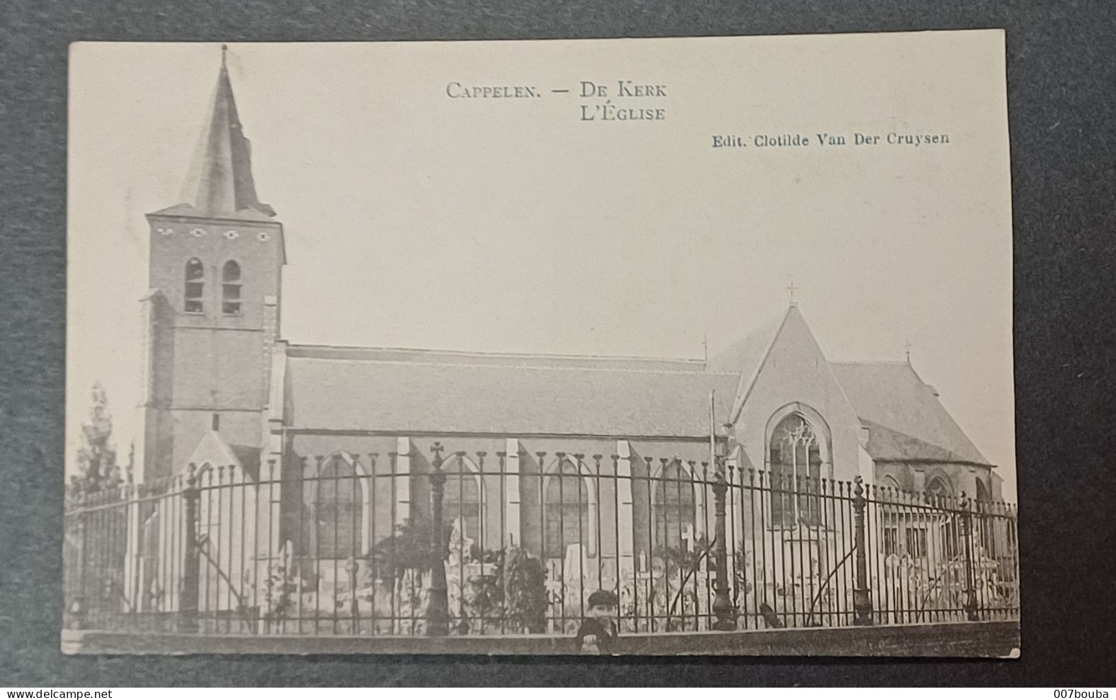 CAPPELEN _ KAPELLEN / L'EGLISE , DE KERK / EDITEUR CLOTILDE VAN DER CRUYSEN / VOYAGEE 1901 - Kapellen