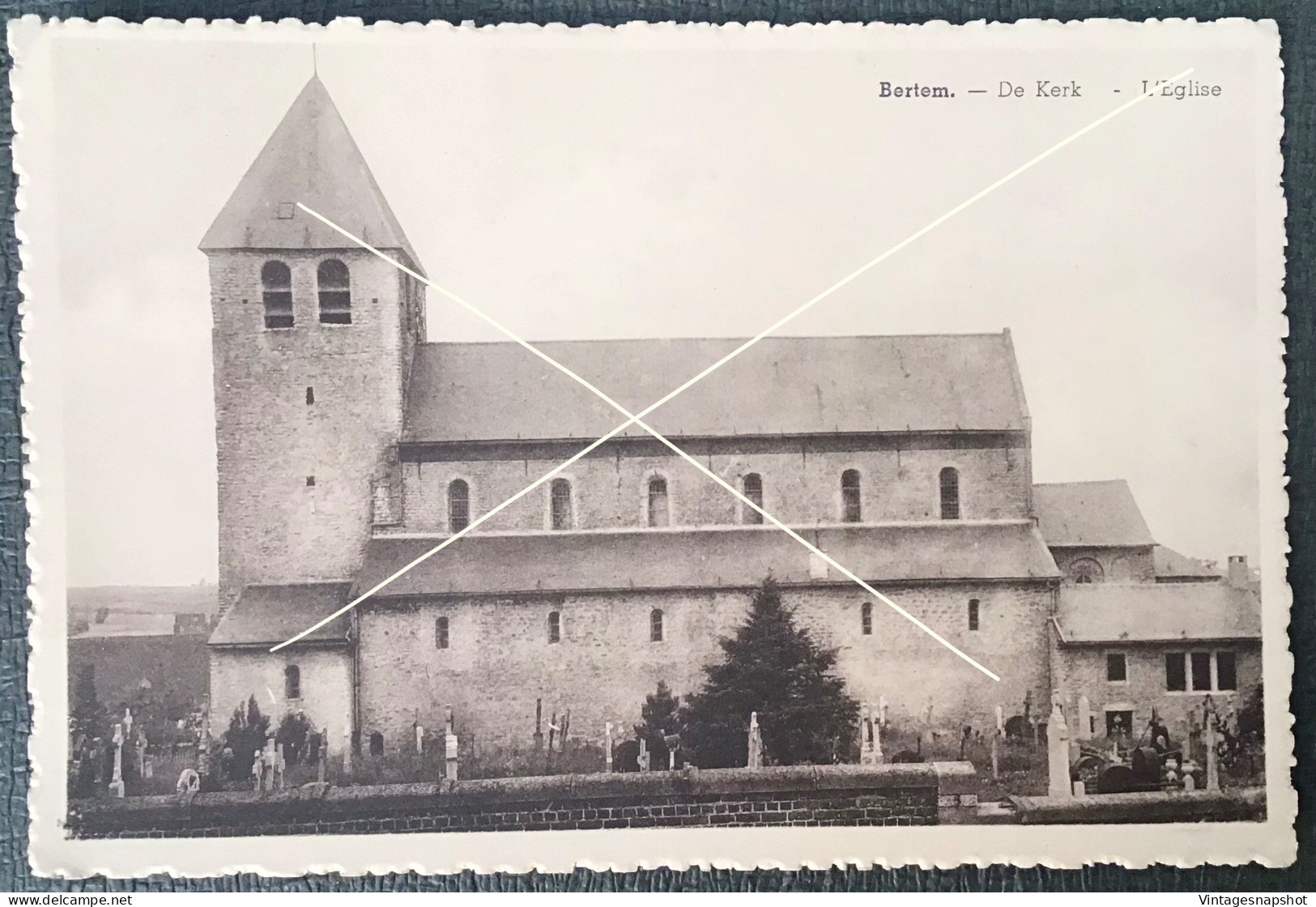 BERTEM De Kerk L’église Uitg Maurice Van Bever-Vander Elst PK CP Semi-moderne - Bertem