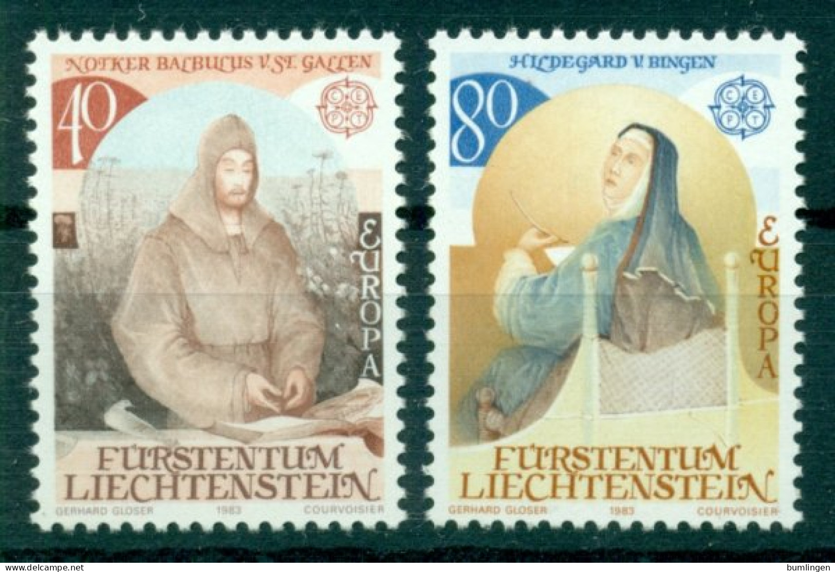 LIECHTENSTEIN 1983 Mi 816-17** Europa CEPT – Great Human Achievements [L3586] - 1983