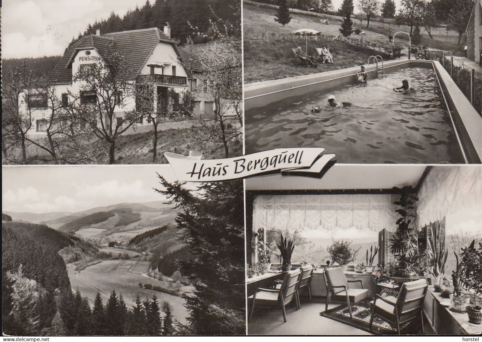 D-57413 Finnentrop-Weringhausen- "Haus Bergquell" - Swimmingpool - 2x Nice Stamps - Olpe