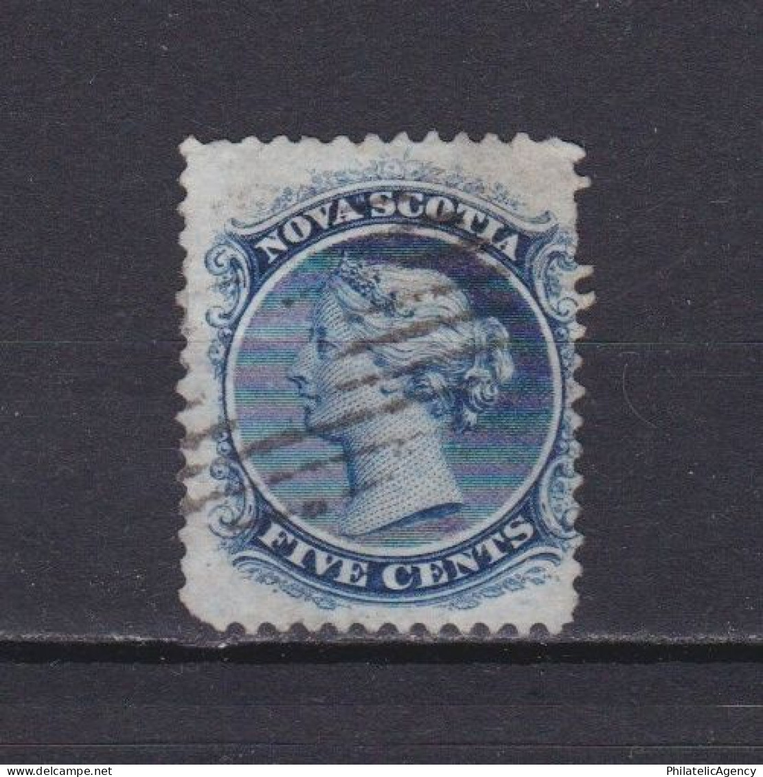 NOVA SCOTIA CANADA 1860, SG# 12, CV £25, Queen Victoria, Used - Usati