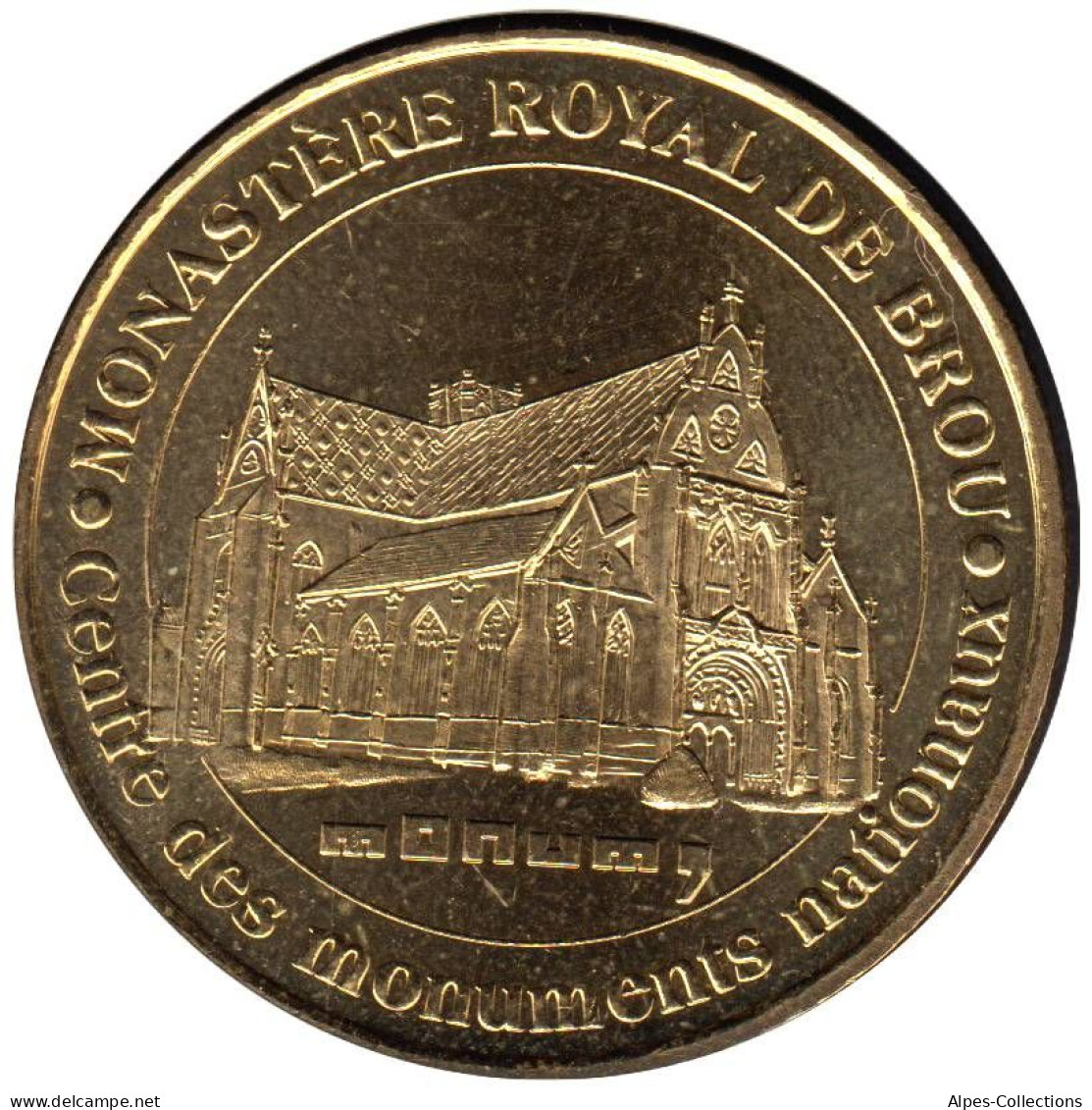 01-0002 - JETON TOURISTIQUE MDP - Monastère Royal De Brou - MONUM - 2007.2 - 2007