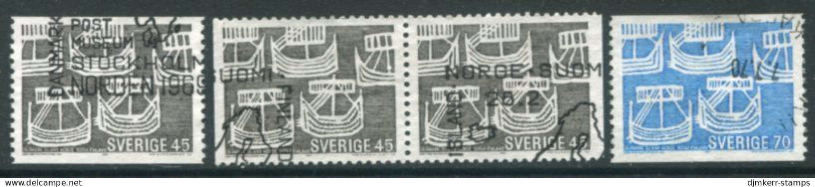 SWEDEN 1969 Nordic Countries Postal Cooperation Used.  Michel 629-30 - Used Stamps