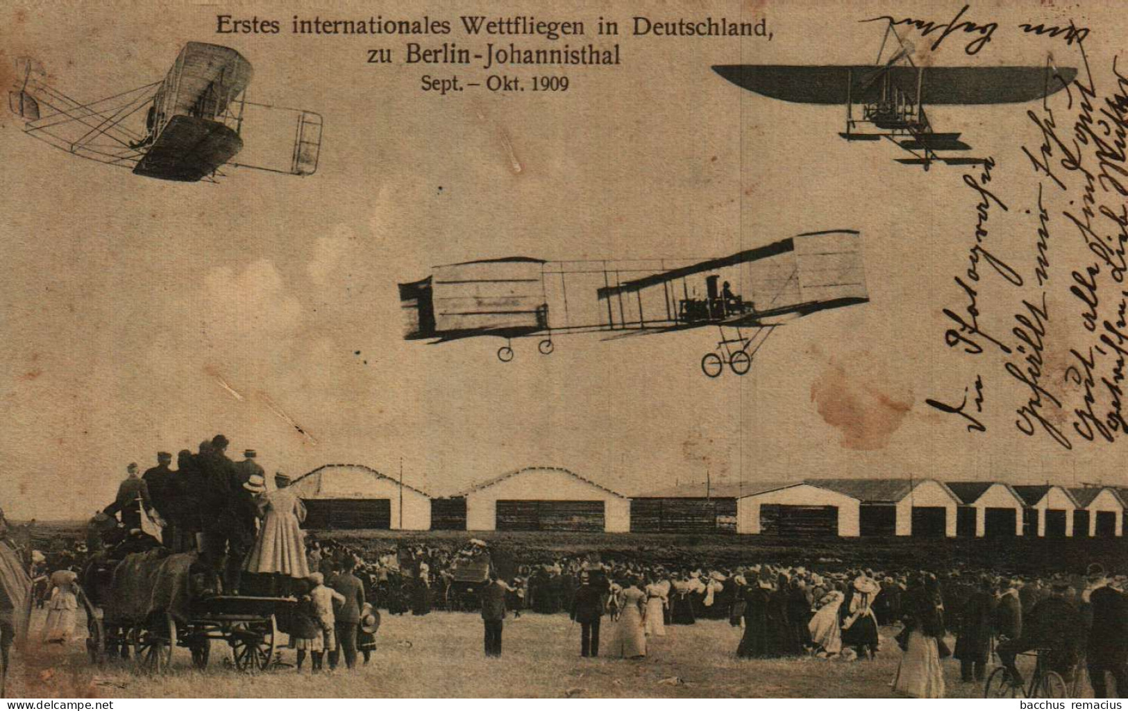 BERLIN-JOHANNISTHAL  Erstes Internationales Wettfliegen In Deutschland Sept.- Okt. 1909 (nur 1x) - Koepenick