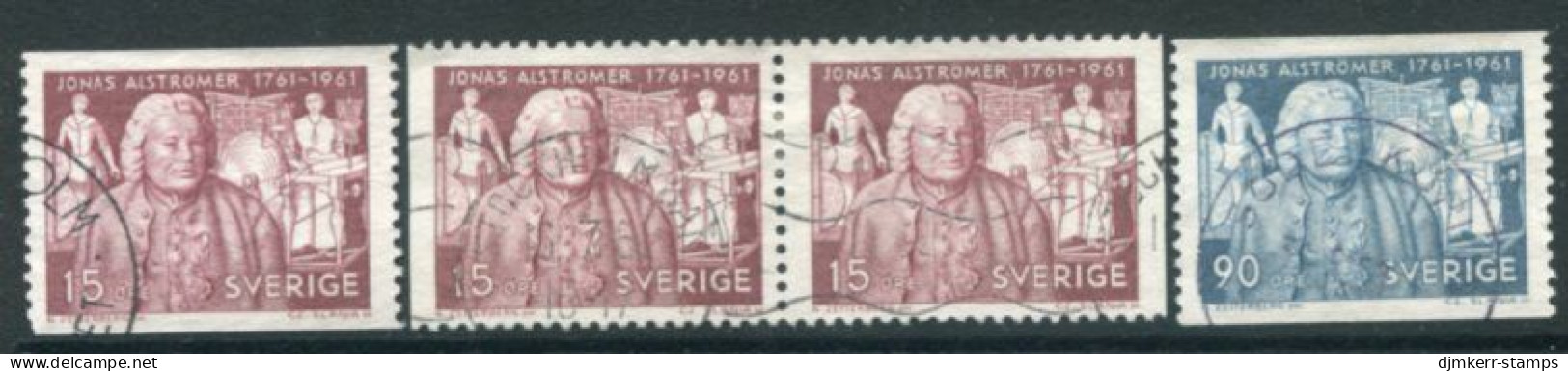 SWEDEN 1961 Alströmer Bicentenary Used.  Michel 473-74 - Gebraucht
