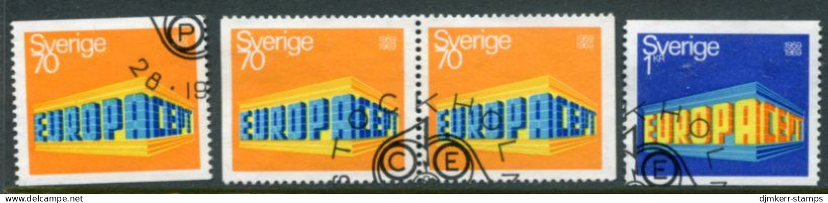 SWEDEN 1969 Europa Used.  Michel 634-35 - Gebruikt