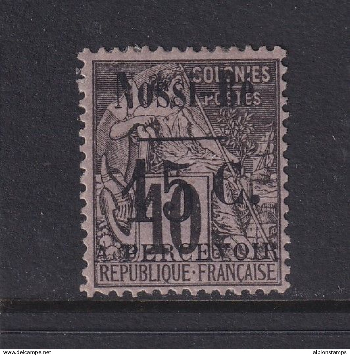 Nossi-Be, Scott J13 (Yvert TT13), MHR - Unused Stamps