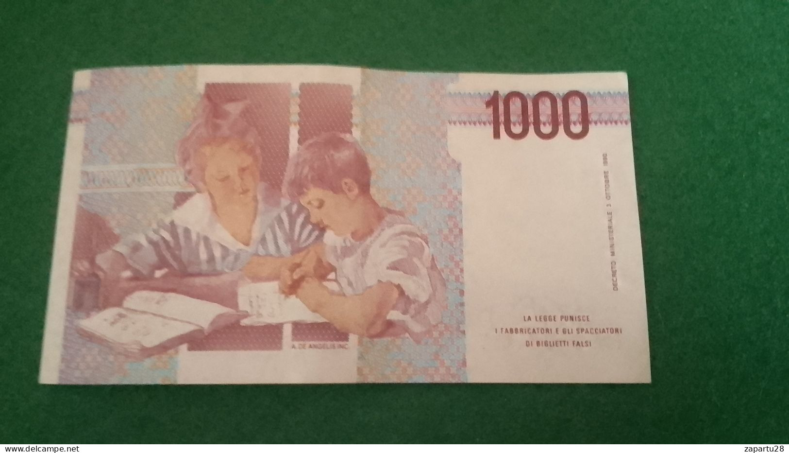 İTALYA   1000     LİRET    XF - 1000 Liras