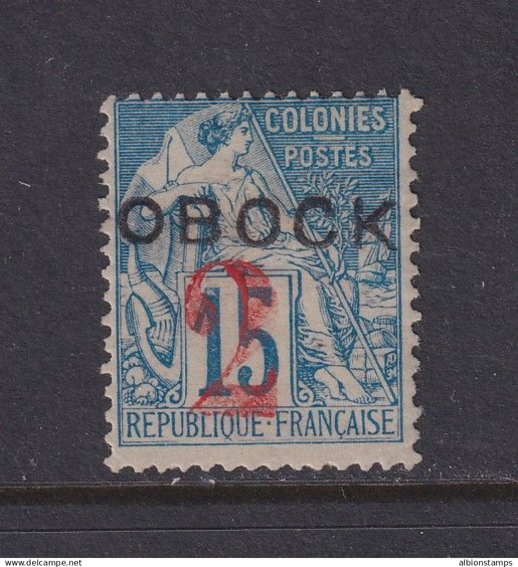 Obock, Scott 23 (Yvert 23), MLH - Unused Stamps