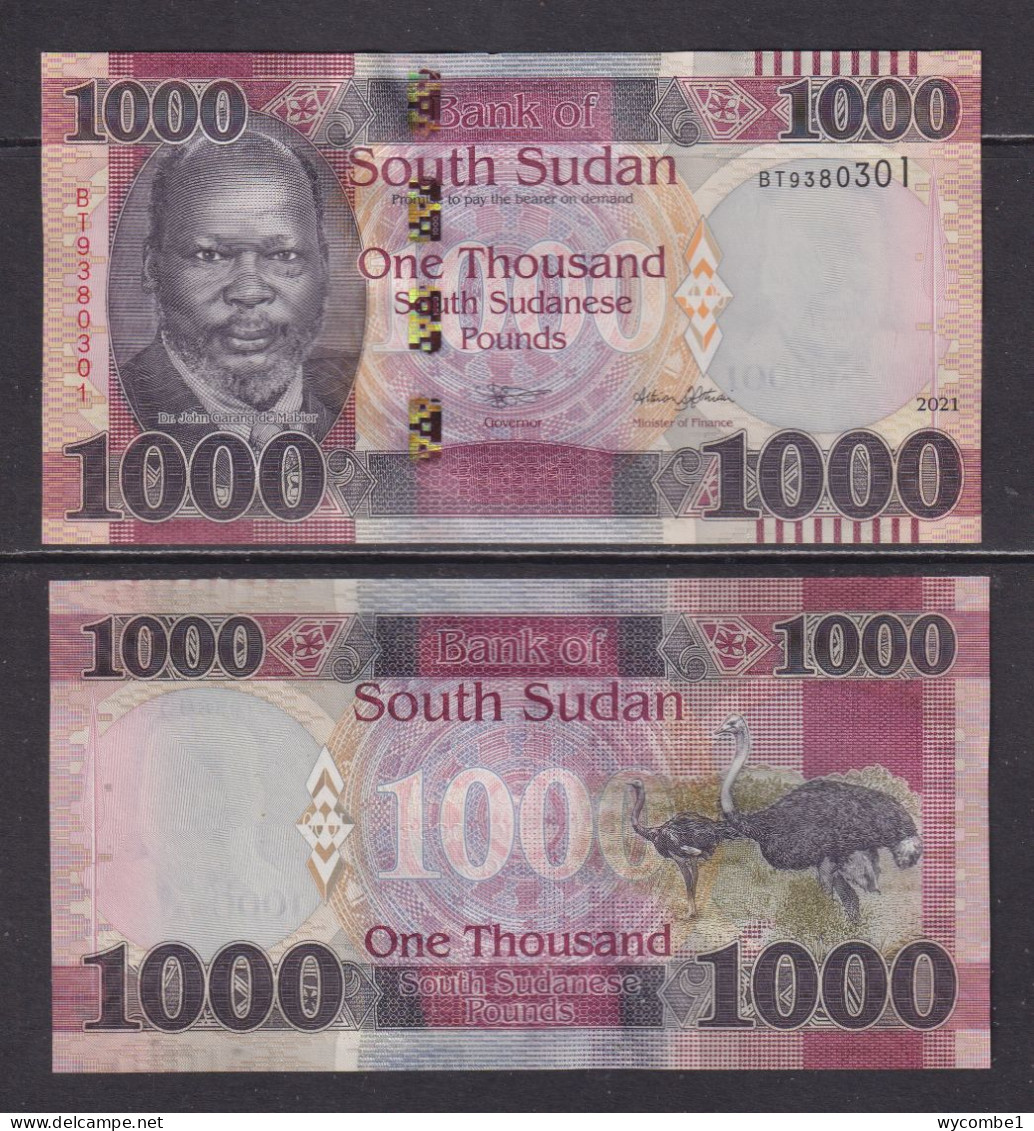 SOUTH SUDAN - 2021 1000 Pounds UNC - South Sudan
