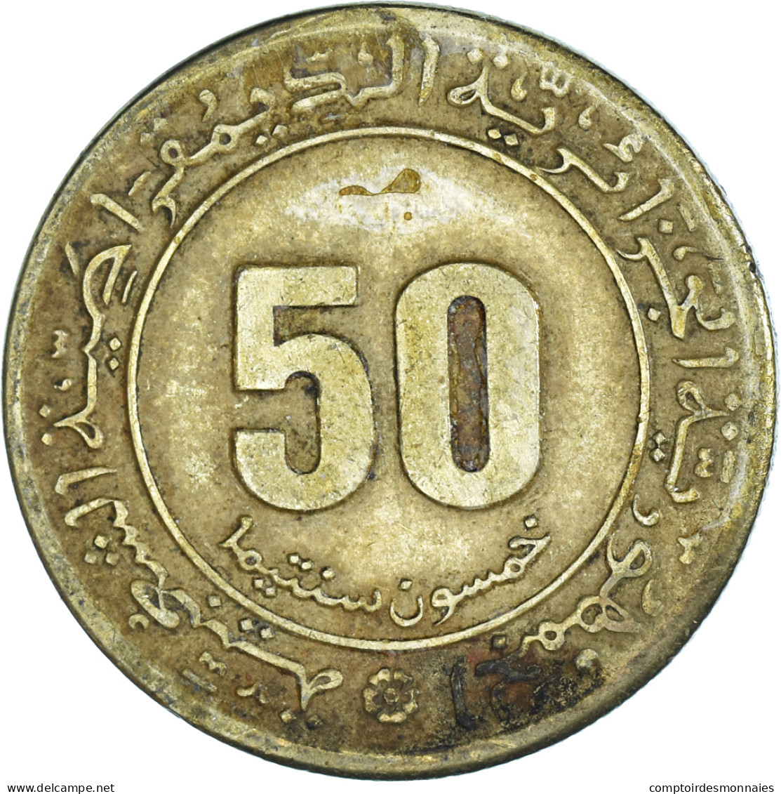 Monnaie, Algérie, 50 Centimes, 1945 - Argelia