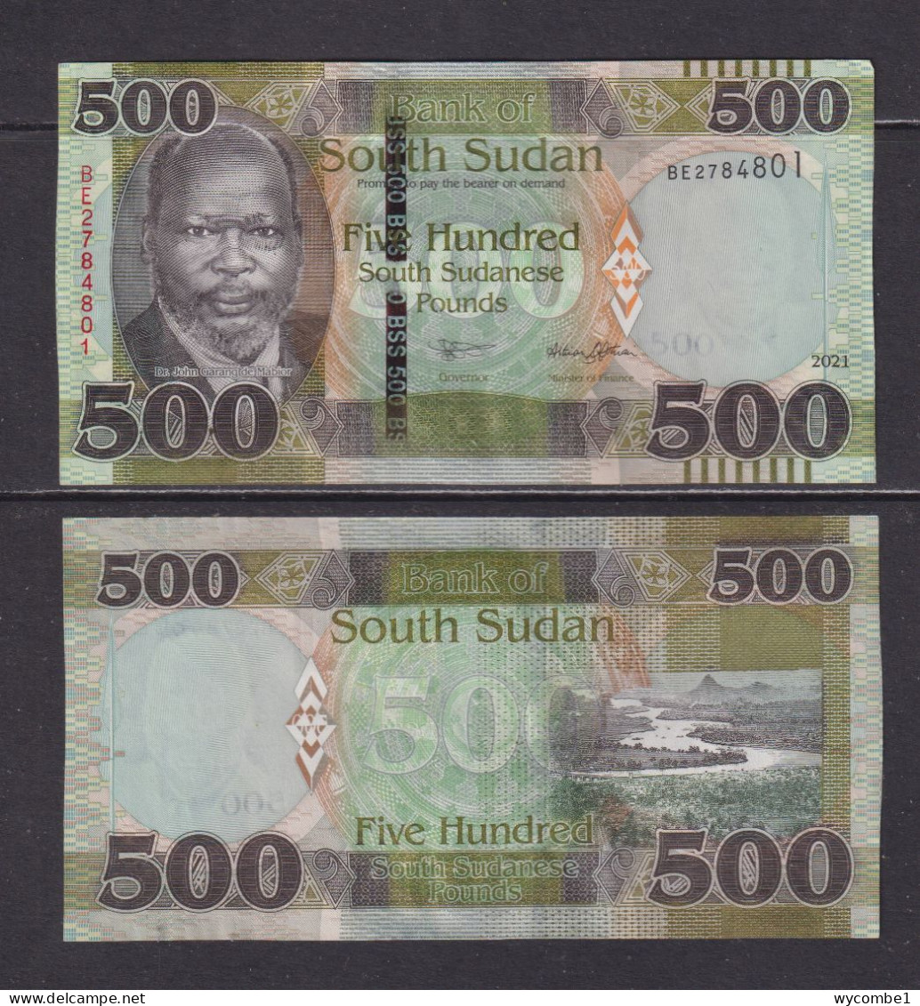 SOUTH SUDAN - 2021 500 Pounds UNC - South Sudan