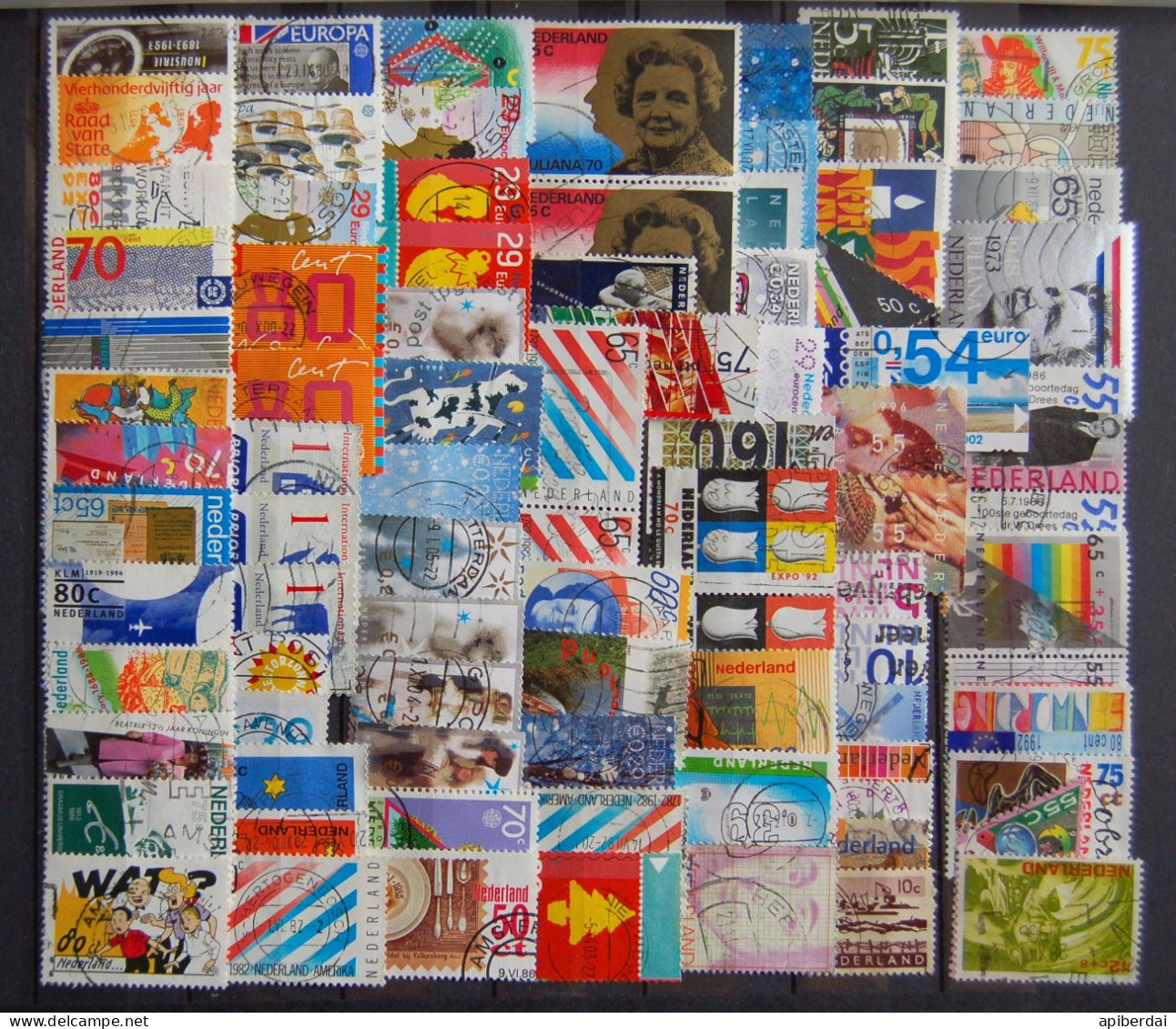 Nederland Pays Bas - Small Batch Of 85 Stamps All Differents Used - Collections