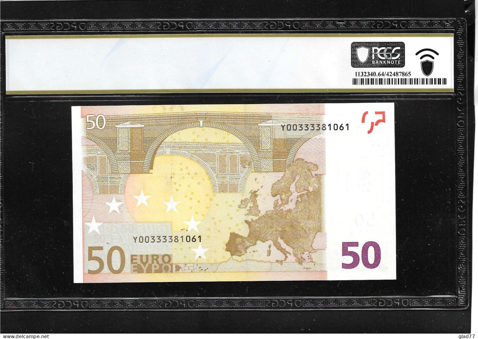 GREECE 50 EURO  Duisenberg  Signature! PCGS 64PPQ Choice UNC "Y" Printer G014F4 Extremely Rare!! - 50 Euro