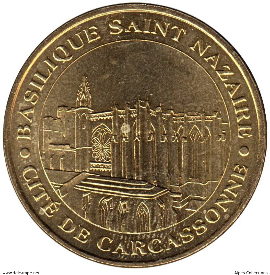 11-0016 - JETON TOURISTIQUE MDP - Basilique Saint-Nazaire - Carcassonne - 2005.1 - 2005