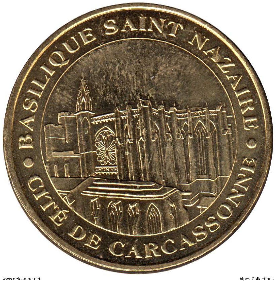 11-0016 - JETON TOURISTIQUE MDP - Basilique Saint-Nazaire - Carcassonne - 2009.1 - 2009