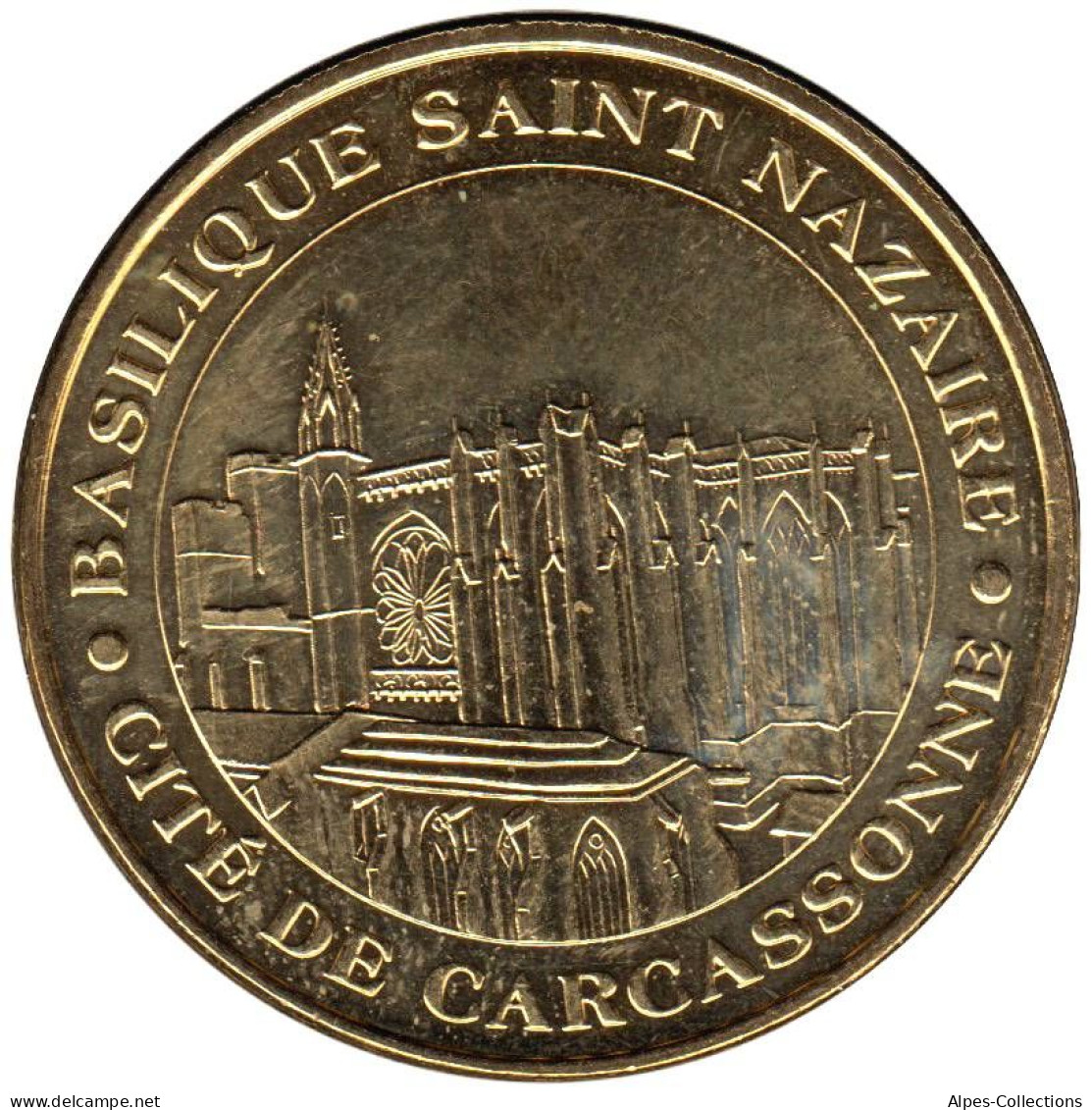 11-0016 - JETON TOURISTIQUE MDP - Basilique Saint-Nazaire - Carcassonne - 2010.1 - 2010