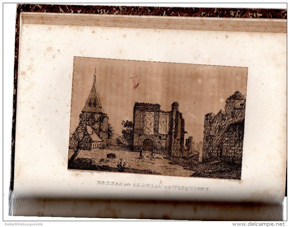 Eglises ,châteaux,beffrois  Et Hôtels De Ville ,les Plus Remarquables De La Picardie & De L'Artois.28 Pl.tome 1er.1846. - Picardie - Nord-Pas-de-Calais