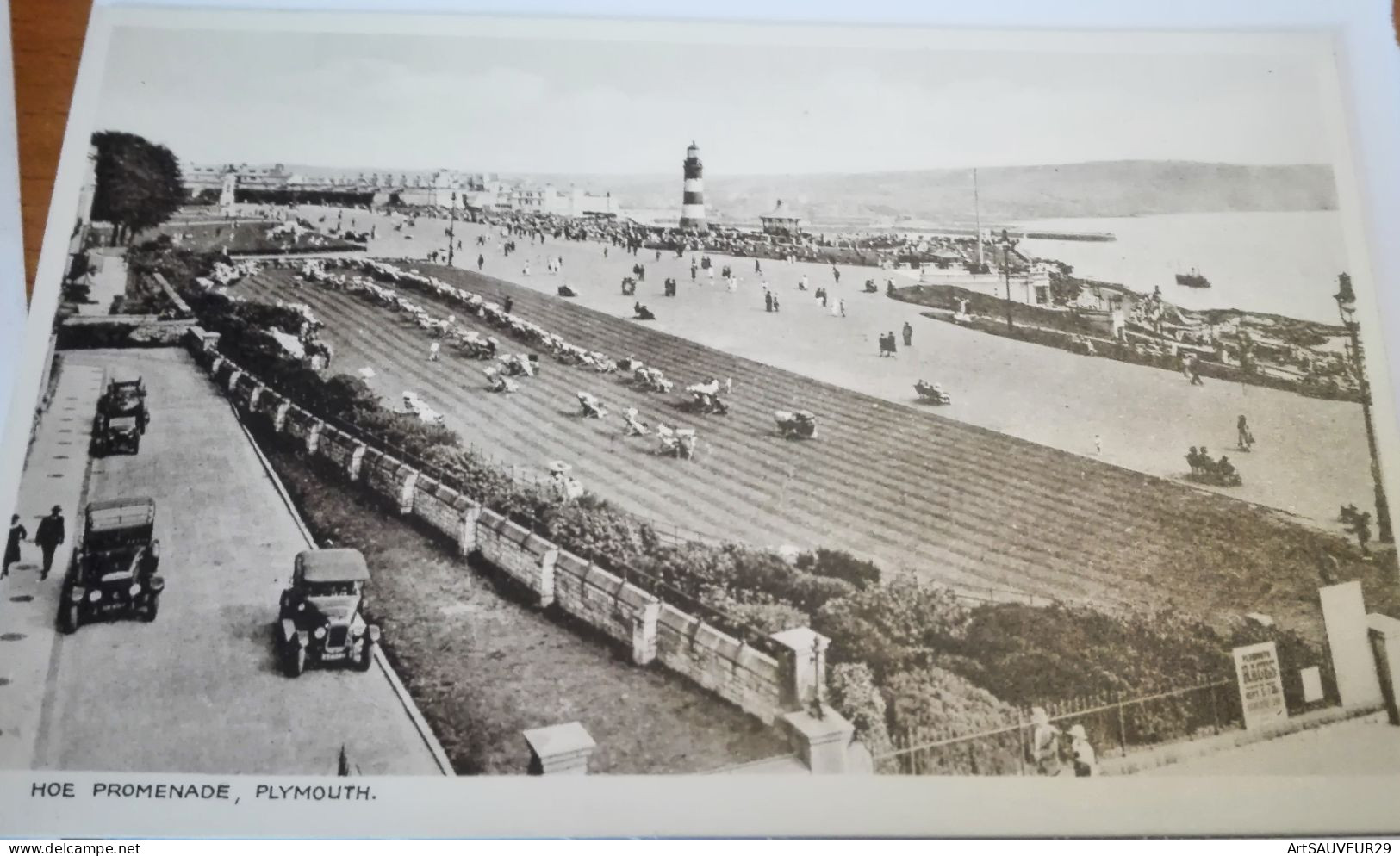 CARTE POSTALE PLYMOUTH HOE PROMENADE  1905? - Plymouth