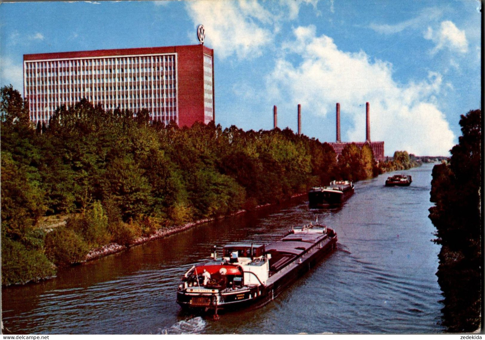 G7607 - Wolfsburg - Schlepper Schleppkahn - Verlag Kurt Engel - Tugboats