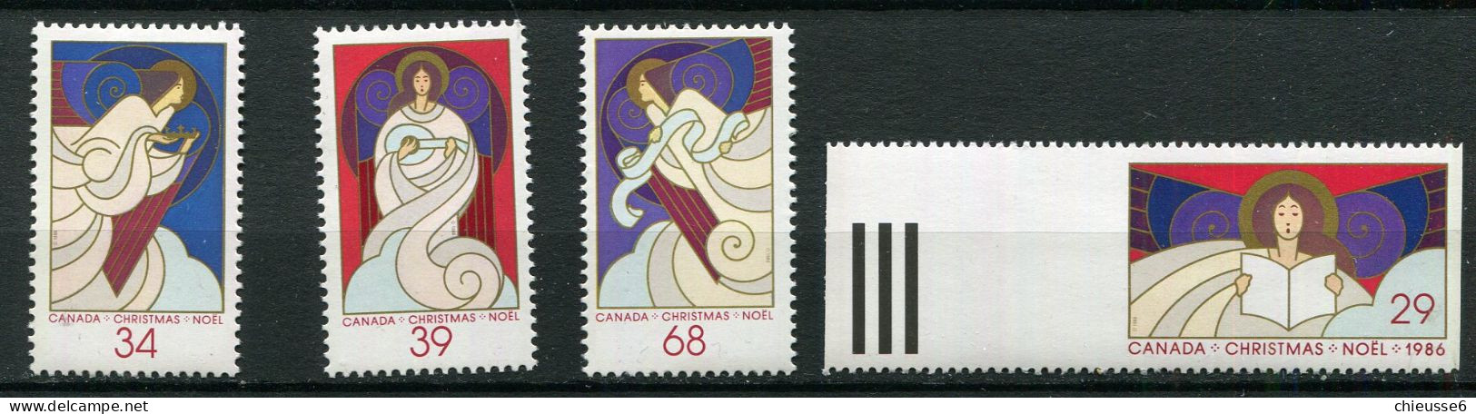 Canada ** N° 973 à 976 - Noël - Unused Stamps
