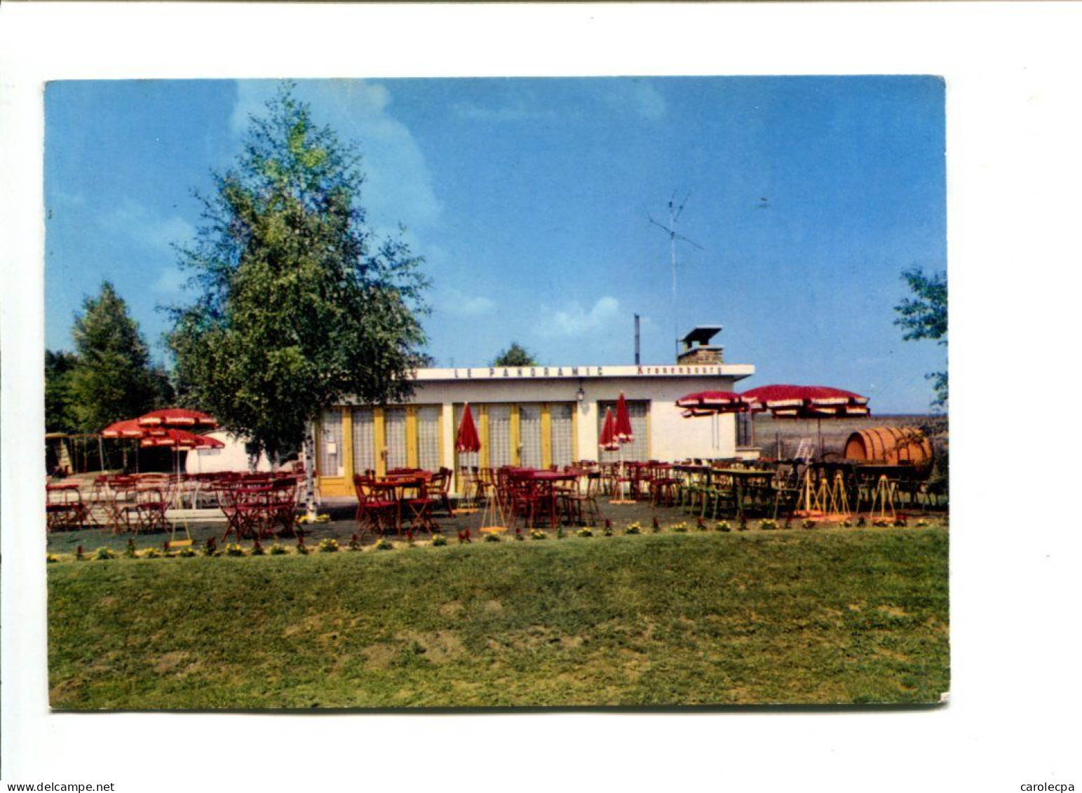 CPSM - LE CHESNE (08) - Lac De Bairon - Bar Terrasse "Le Panoramic" - Le Chesne