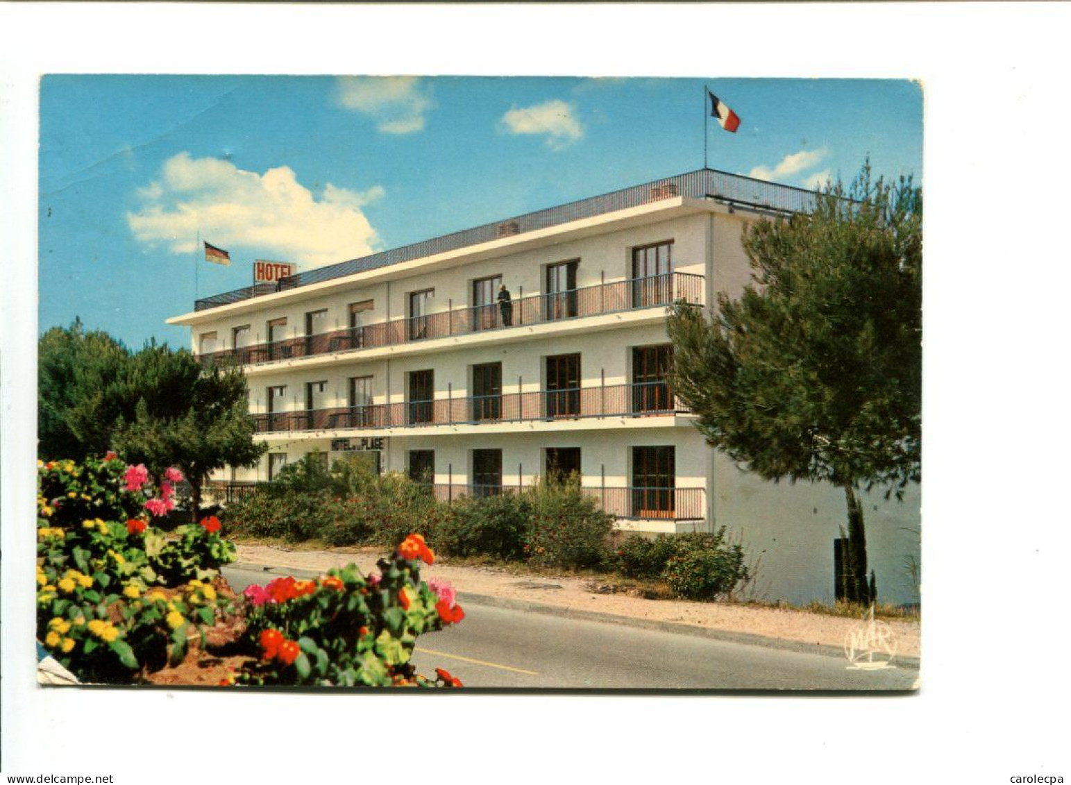 CPSM - ST LAURENT DU VAR (06) - Hôtel De La Plage - Saint-Laurent-du-Var