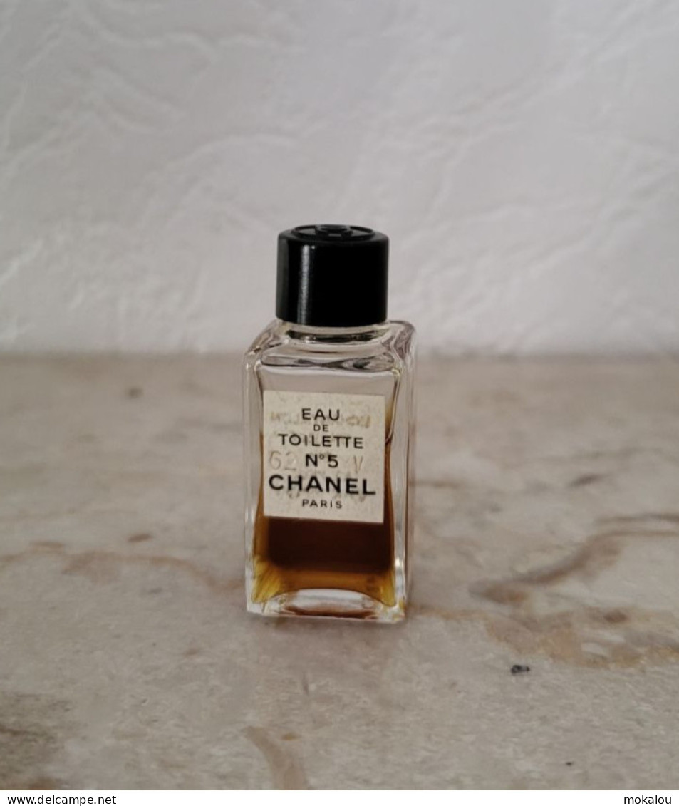 Miniature Chanel N°5 EDT 4.5ml Au Dos 80° Pastille Alu - Miniatures Femmes (sans Boite)