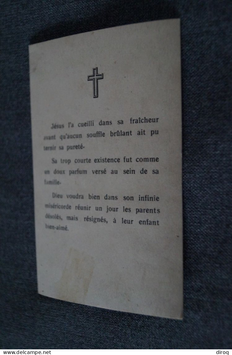 Maurice Trampont Décédé Accidentellement à Beaufort En 1928 à L'àge De 8 Ans - Overlijden