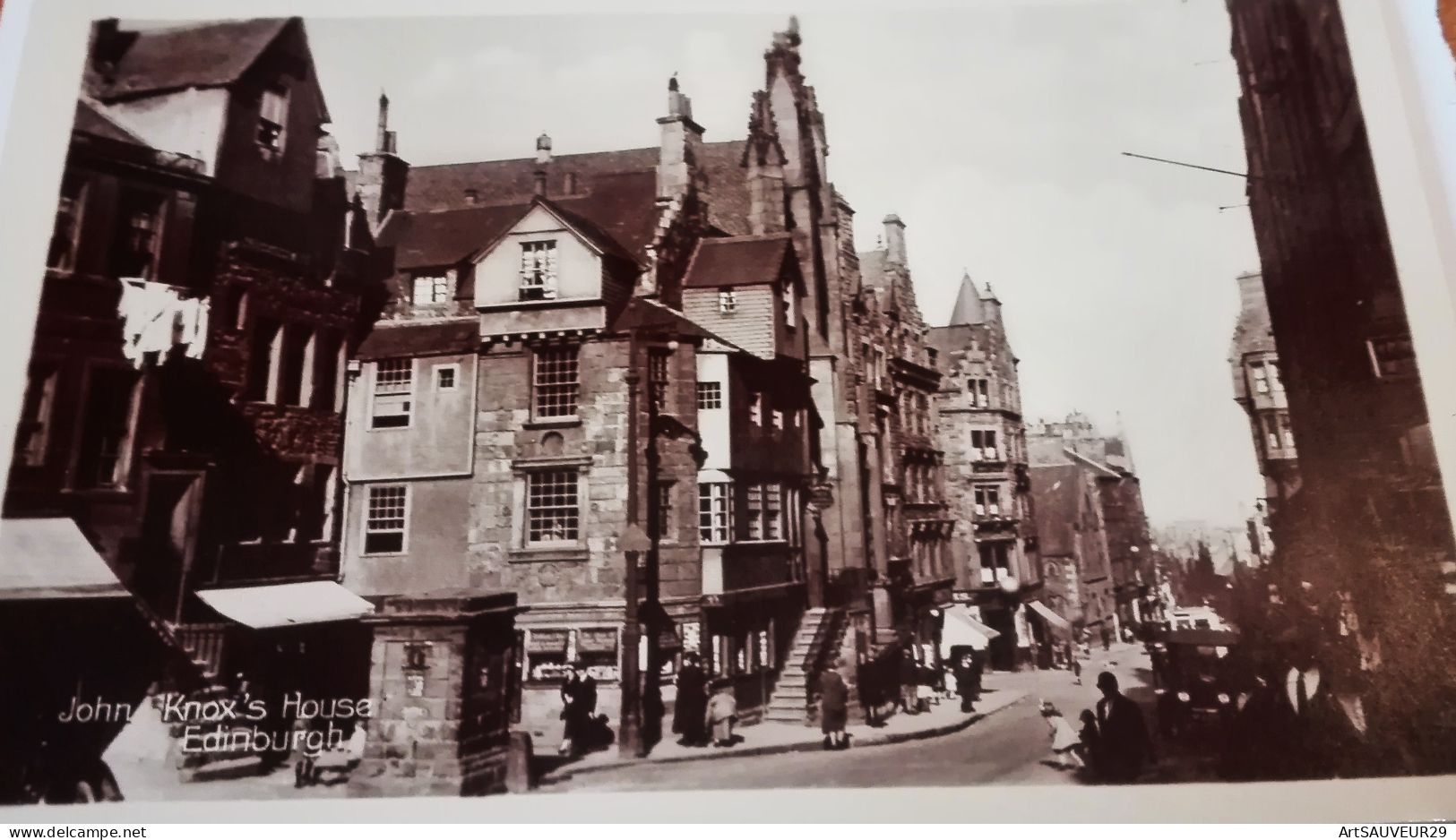 CARTE POSTALE EDINBURGH TJOHN KNOX'S HOUSE 1905? - West Lothian