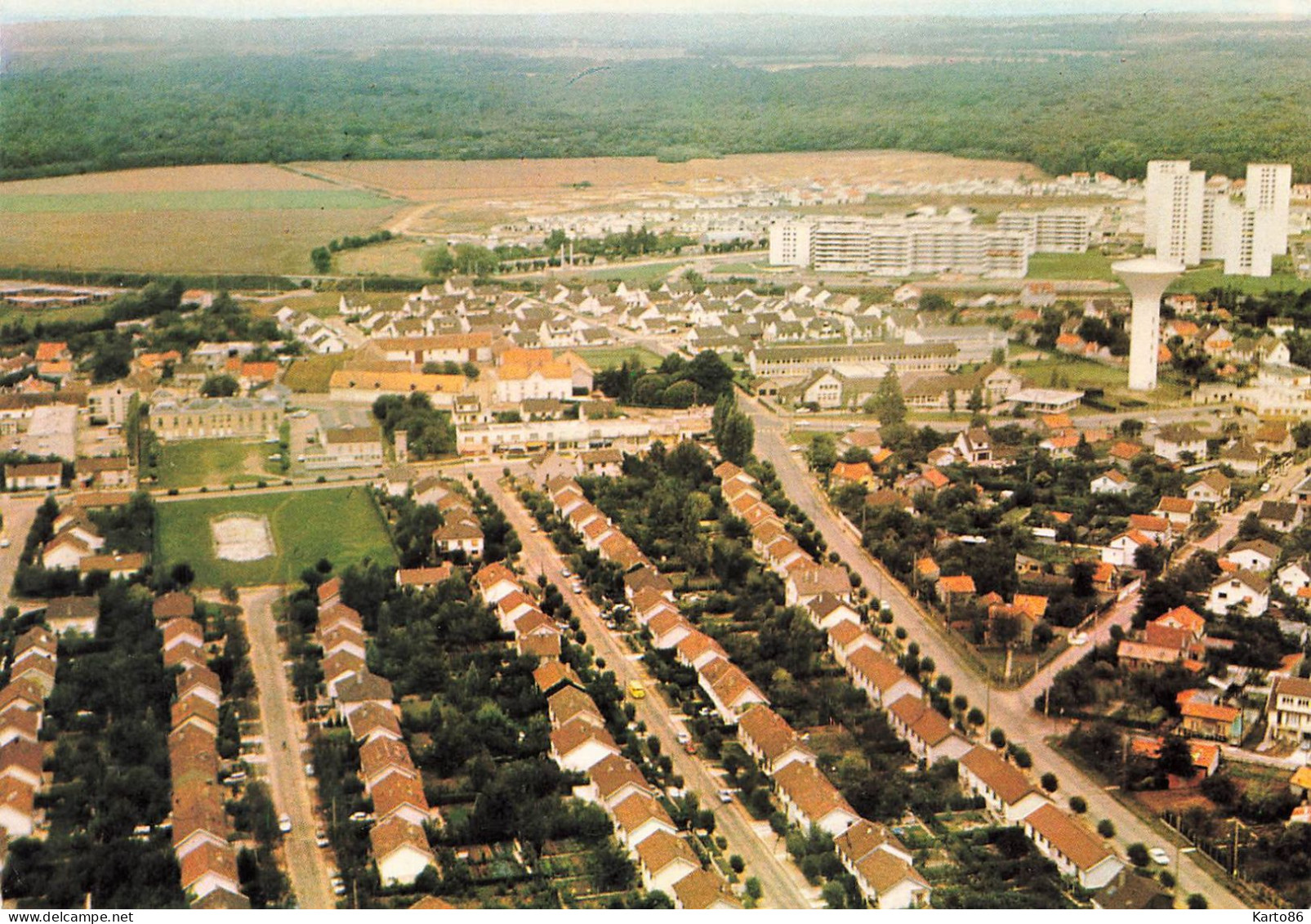 Roissy En Brie * Vue Aérienne Quartier Cité LE VERGER - Roissy En Brie