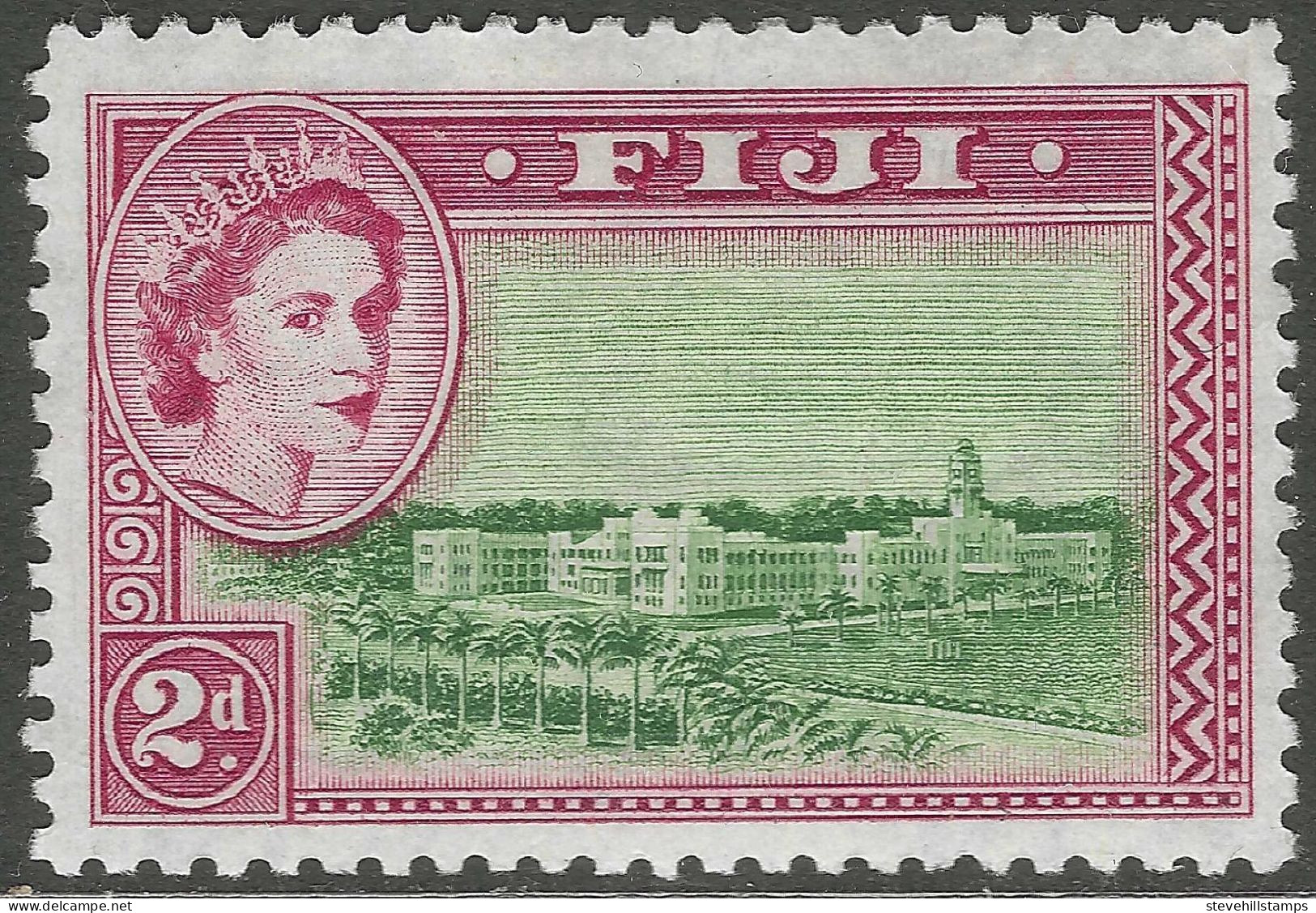 Fiji. 1954-59 QEII. 2d MH. SG 283 - Fiji (...-1970)