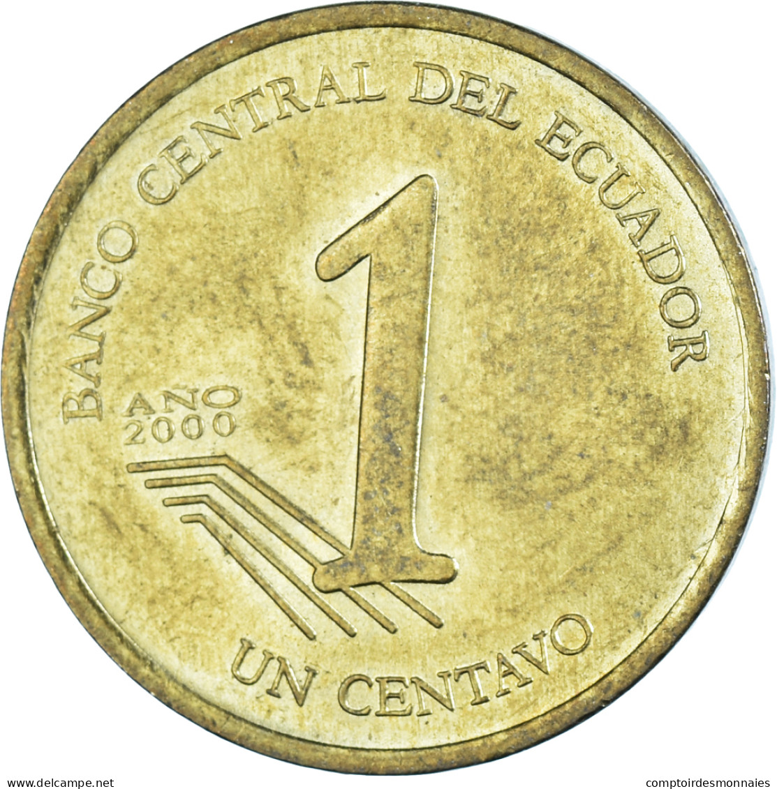 Monnaie, Équateur, Centavo, Un, 2000 - Ecuador