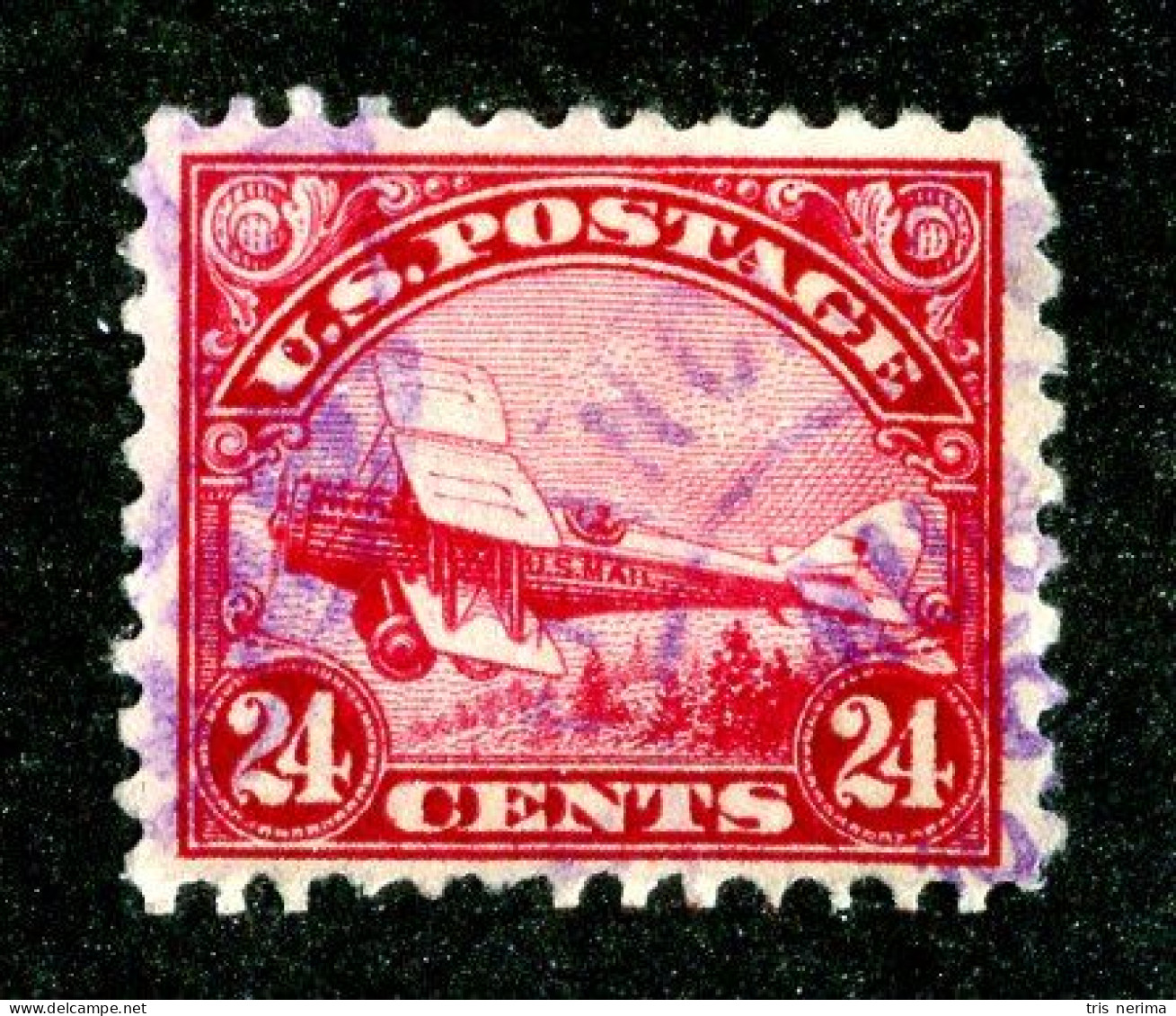 208 USA 1923 Scott # C6 Used  (offers Welcome) - 1a. 1918-1940 Afgestempeld