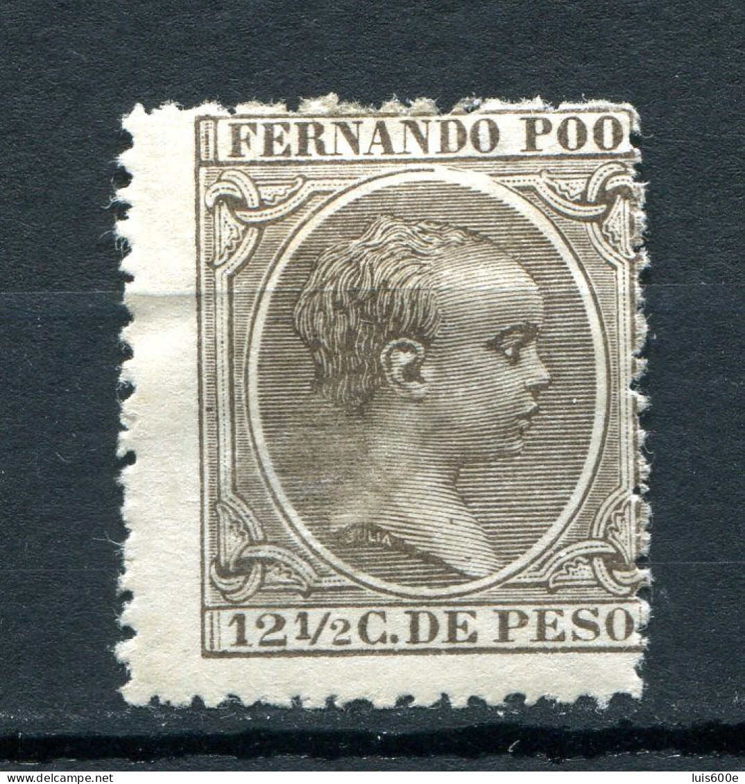 1894/96.FERNANDO POO.EDIFIL 20*.NUEVO CON FIJASELLOS(MH).CATALOGO 20€ - Fernando Poo