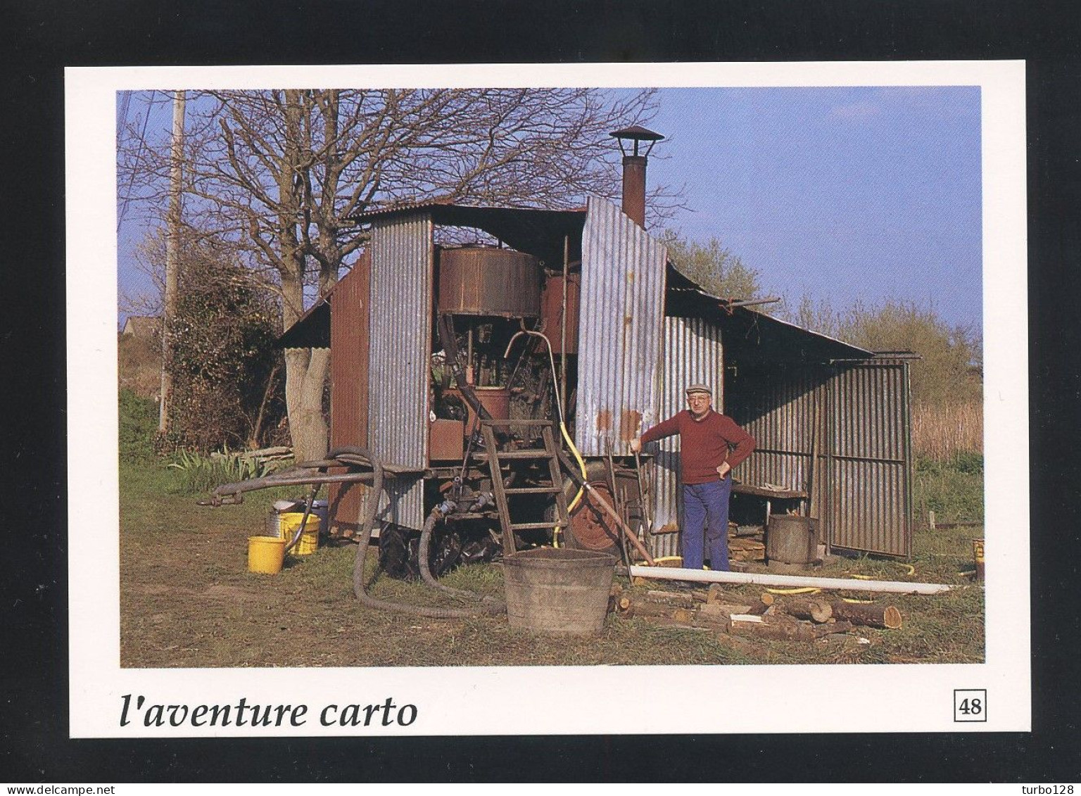 L'aventure Carto 48 Neuve YVES MAURICE 44 Saint-Lyphard Kerlo Yves Grivaud, Distillateur Ambulant 1990 - Saint-Lyphard