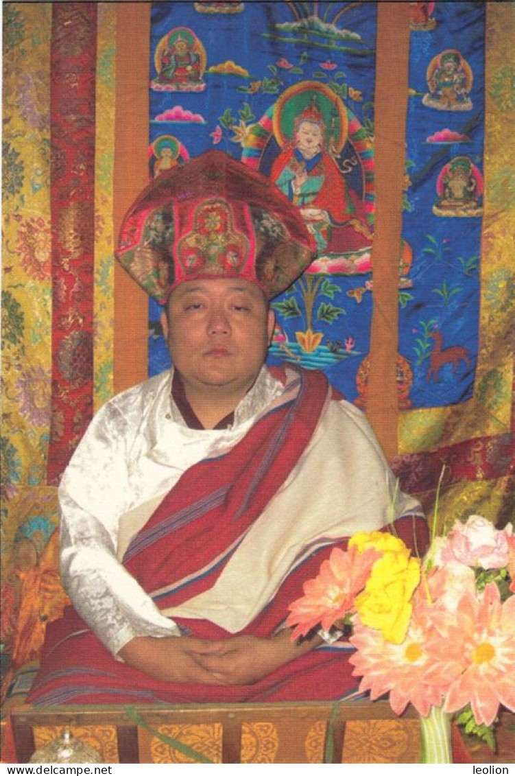 BHUTAN Buddhist Rinpoche Picture Postcard BHOUTAN Trulku Jampel Tenpal Khorlo Rinpoche - Butan