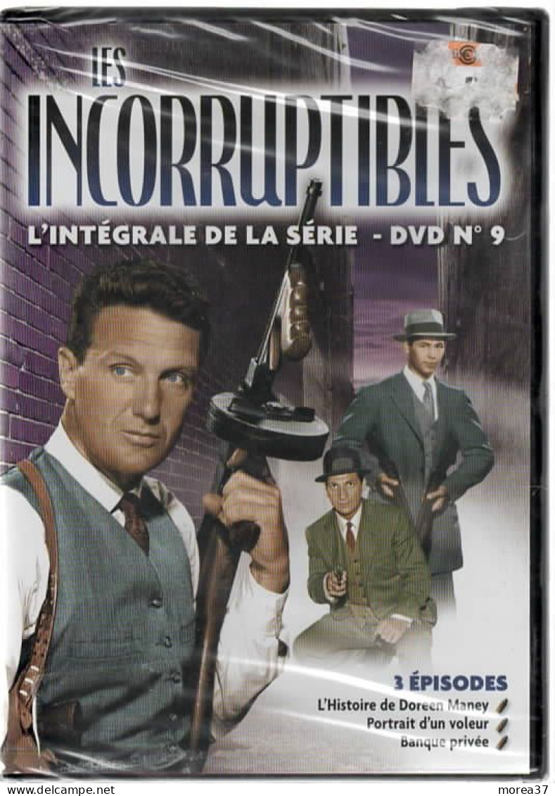 LES INCORRUPTIBLES  N°9   Avec Robert STACK   3 épisodes   (C44) - Séries Et Programmes TV
