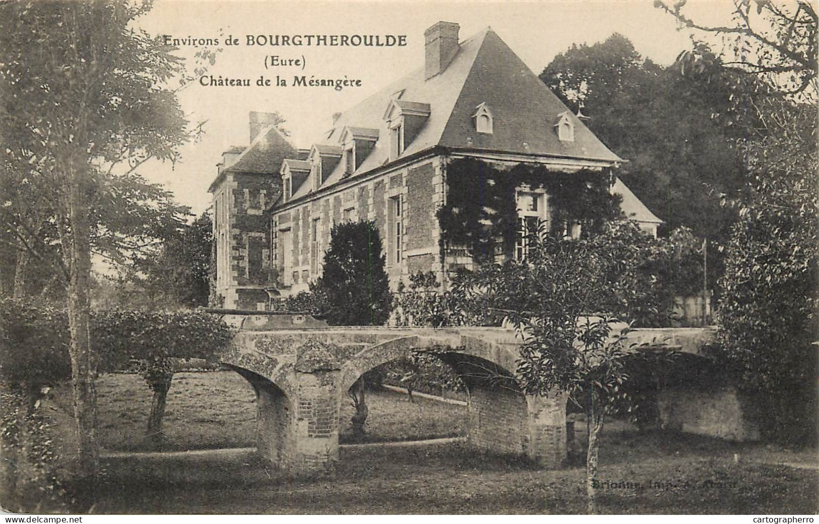 France Cpa Eure > Bourgtheroulde Chateau De La Mesangere - Bourgtheroulde